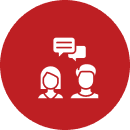Customer support chat icon